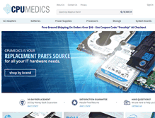 Tablet Screenshot of cpumedics.com
